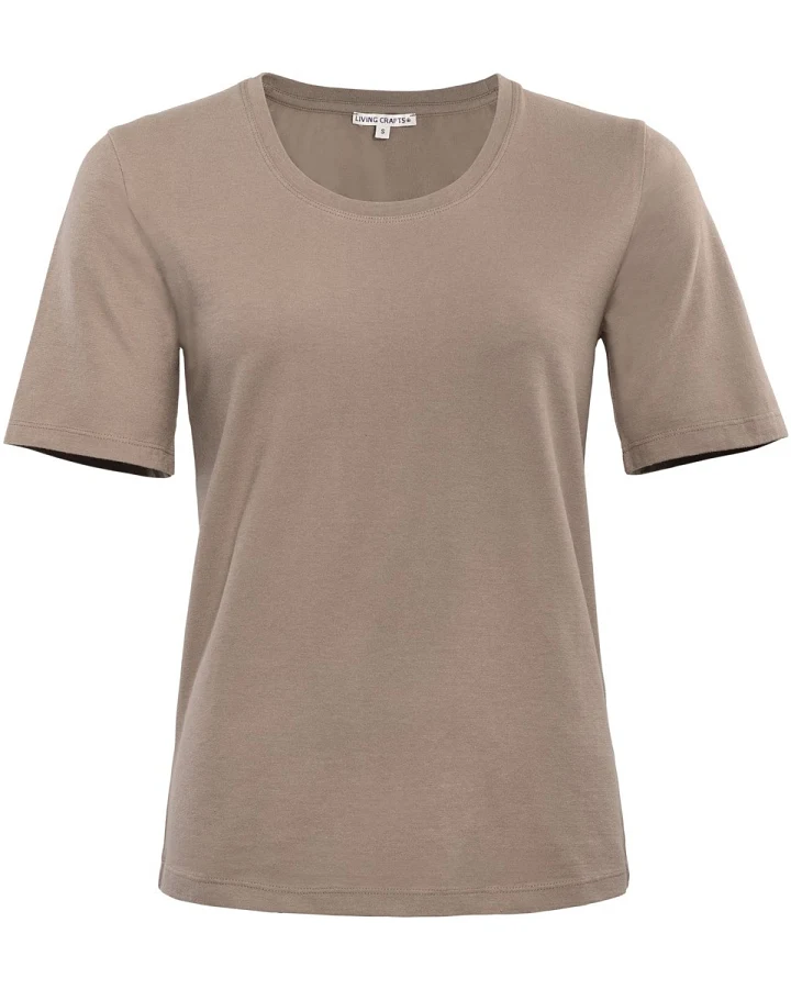Produktseite: Living Crafts T-Shirt "Tabera", affogato S