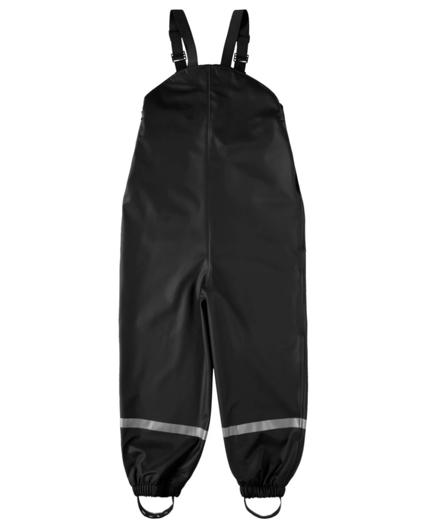 BMS Kinder Buddelhose Regenhose mit Latz Räuberwald Softskin schwarz Gr.86 – Ansicht 2