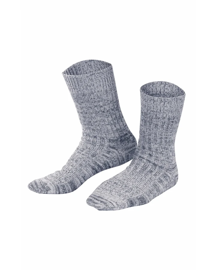 Living Crafts Norwegersocken "Jean", navy mouliné 35-38