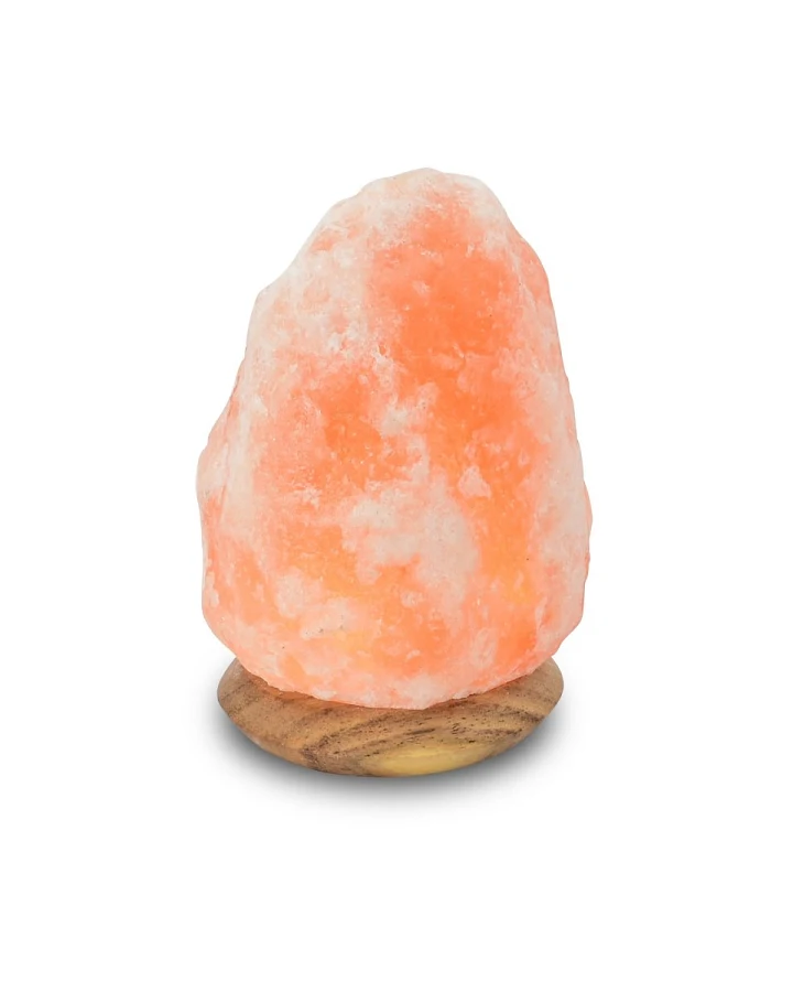 Salzkristalllampe mit USB-Anschluss "Rock" Höhe ca. 10 cm