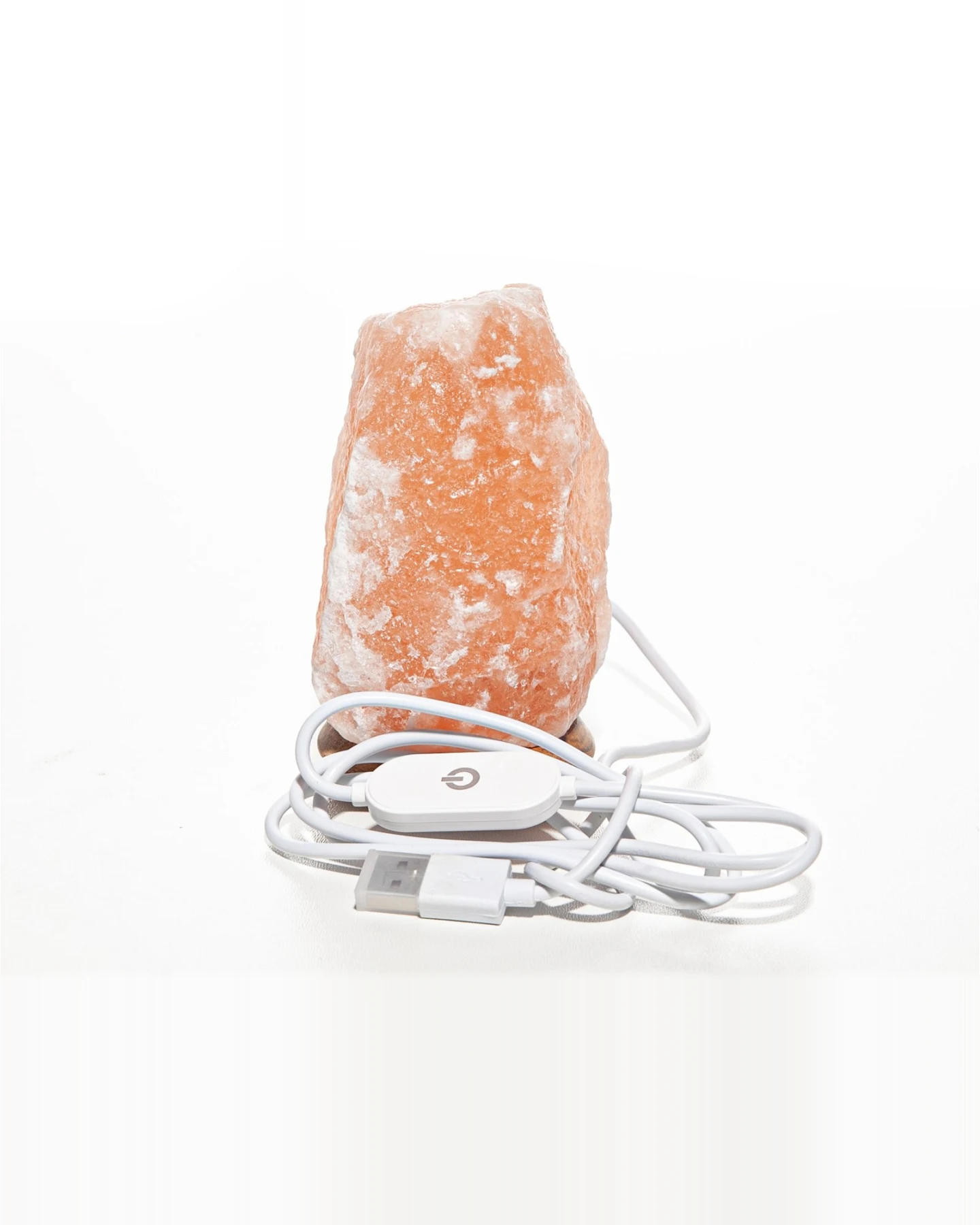 Salzkristalllampe mit USB-Anschluss "Rock" Höhe ca. 10 cm – Ansicht 2
