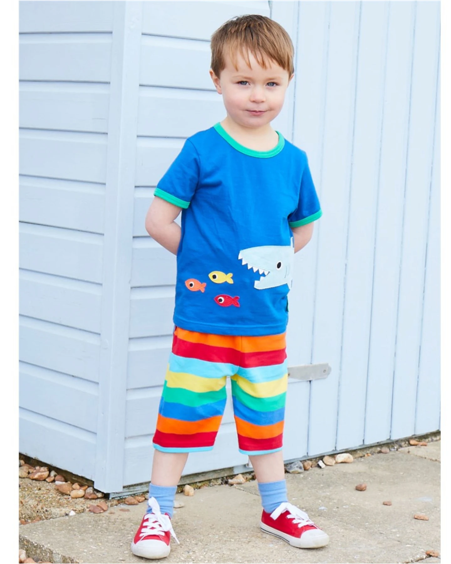 Baby und Kinder T-Shirt Hai Gr.92 (18-24 Monate) – Ansicht 2
