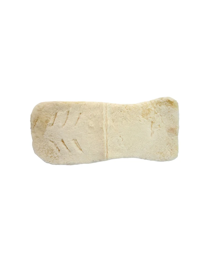 Lammfell-Auflage goldbeige Maße ca. 77 x 35 cm