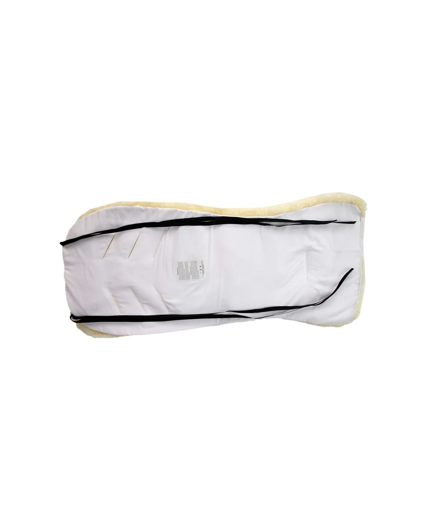 Lammfell-Auflage goldbeige Maße ca. 77 x 35 cm – Ansicht 2
