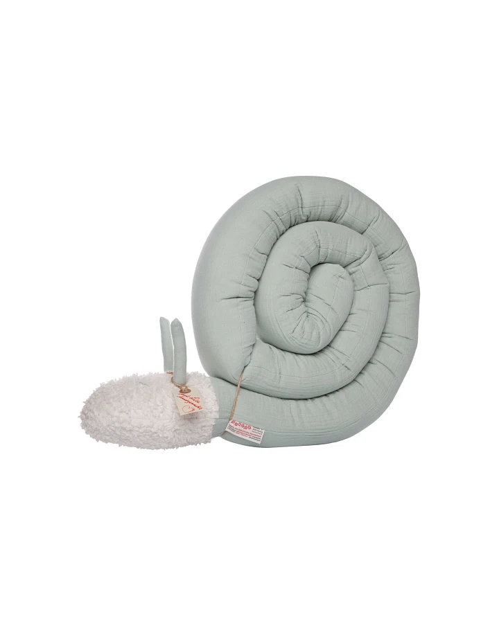 Kuschelschnecke Musselin mint Länge ca. 200 cm