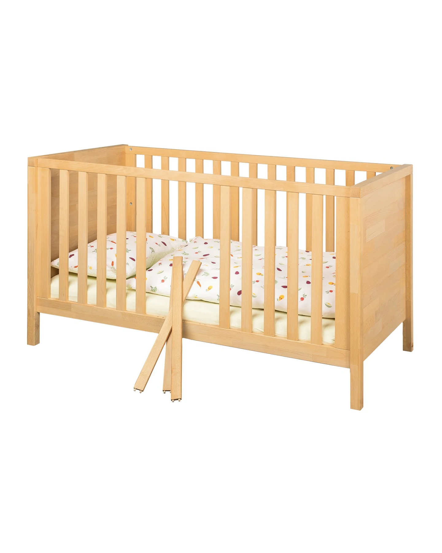Pinolino Kinderbett "Enno", Buche massiv, bio geölt Matratzenmaß 140 x 70 cm – Ansicht 2