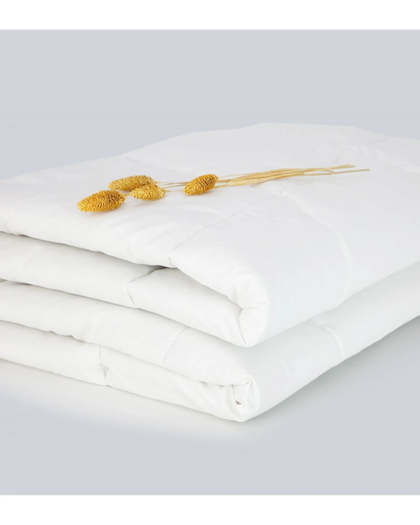 Leichte Bettdecke Sommer Leinen und Baumwolle Maße 100 x 135 cm, Gewicht 400 g – Ansicht 2