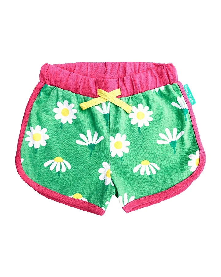 Baby und Kinder Sport Shorts Gänseblümchen Gr.80 (6-12 Monate)
