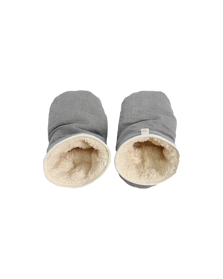 Kaiser Naturfellprodukte Handwärmer "Organic Mitt" grau Maße ca. 30 x 17 cm