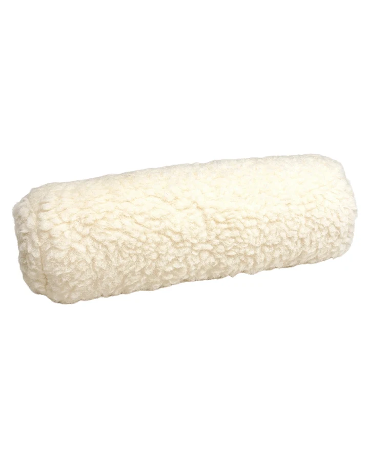 Lonsberg Nackenrolle Bio Schurwolle Webfellbezug Maße 40 x 14 cm