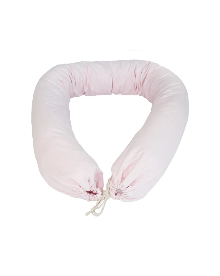 Stillkissen, Bezug Bio-Baumwolle Füllung Kapok rose Maße 20 x 200 cm