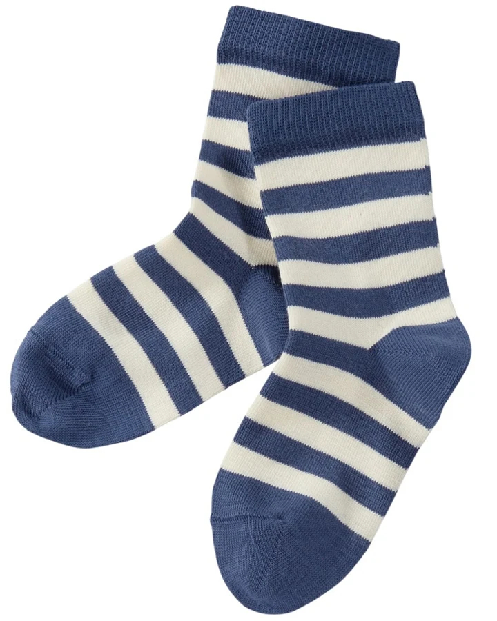 Kinder Ringelsocken denim-ecru Gr.5-6