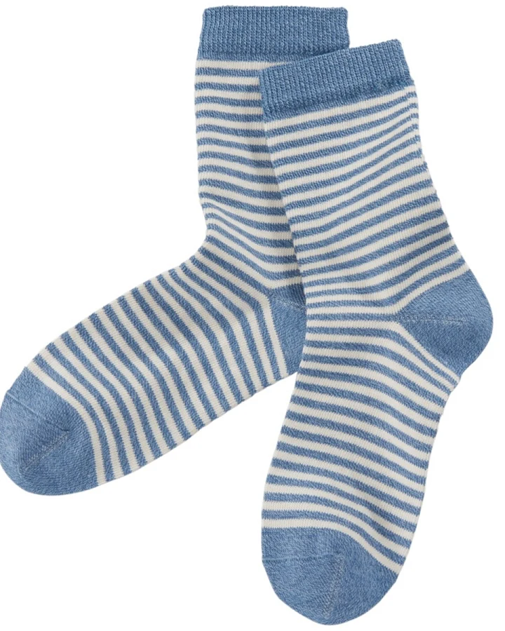 Ringelsocken helljeans-natur-geringelt Gr. 3-4