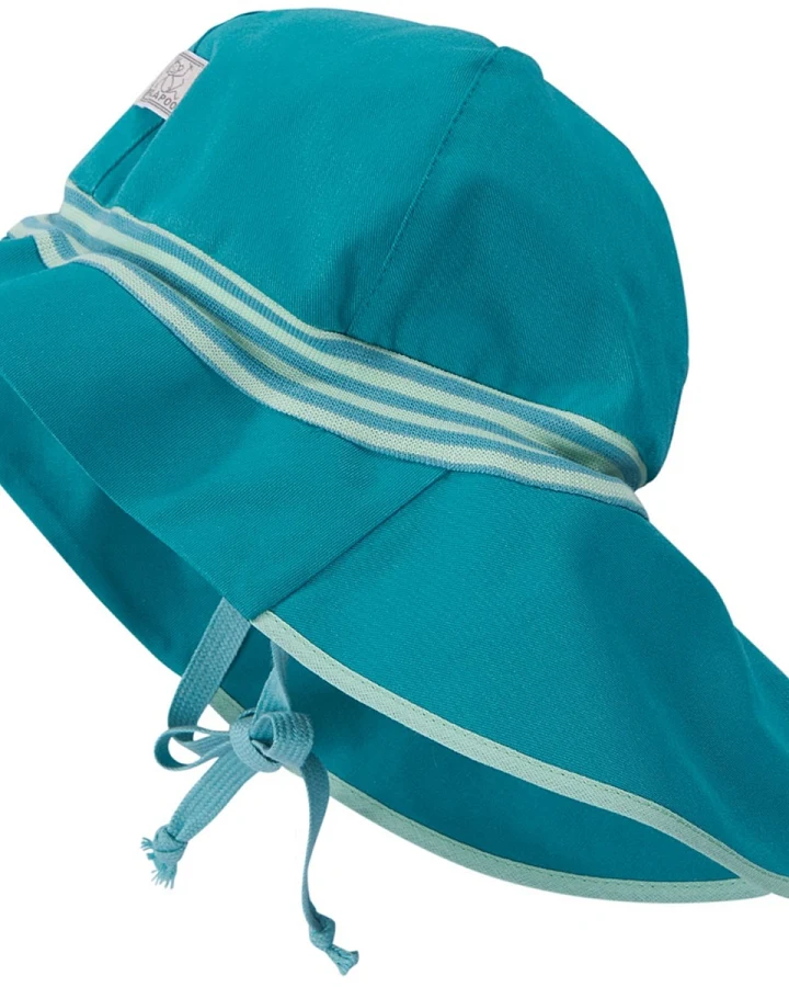Pickapooh Baby und Kinder Mütze Feuerwehr Strick UV-80 green slate Gr.52