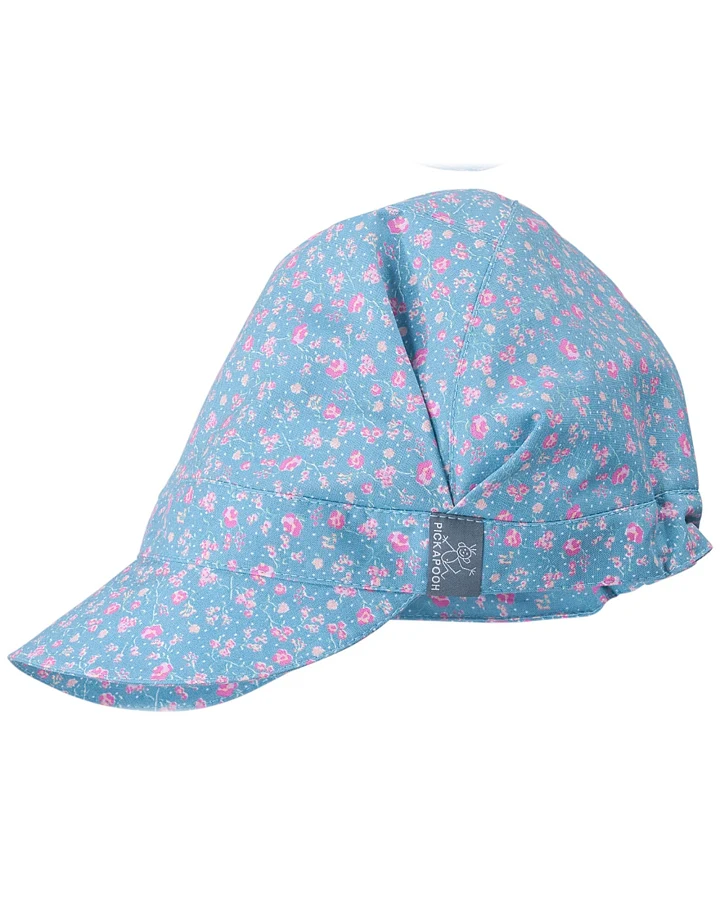 Pickapooh Baby und Kinder Schirmmütze Blume blau Gr.48