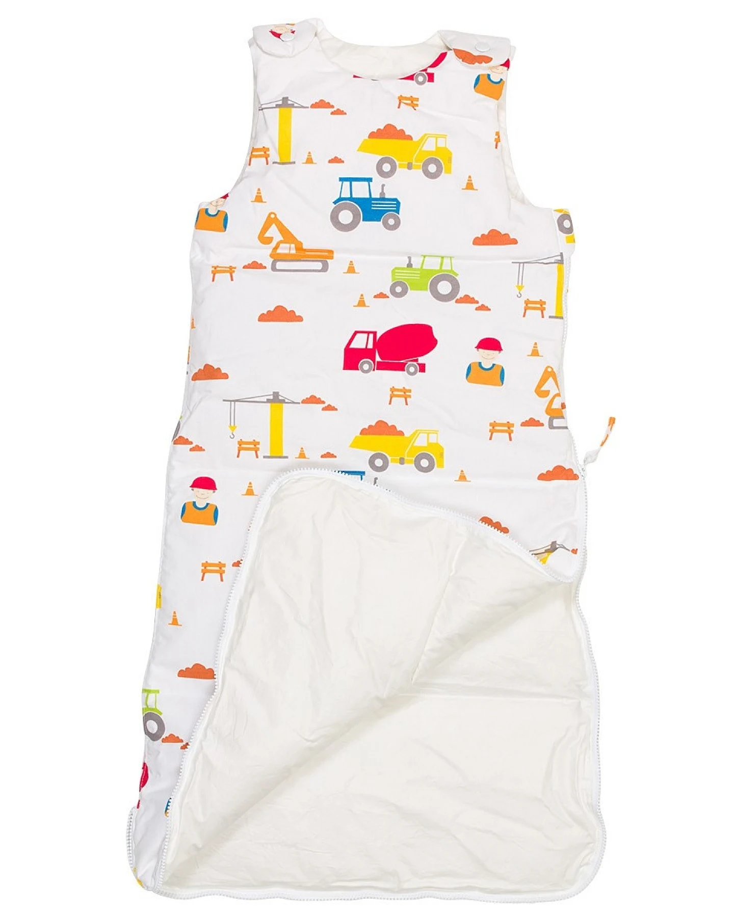 Winterschlafsack Baby, Daunen, "Baustelle" Gr.2 (110 cm) – Ansicht 2