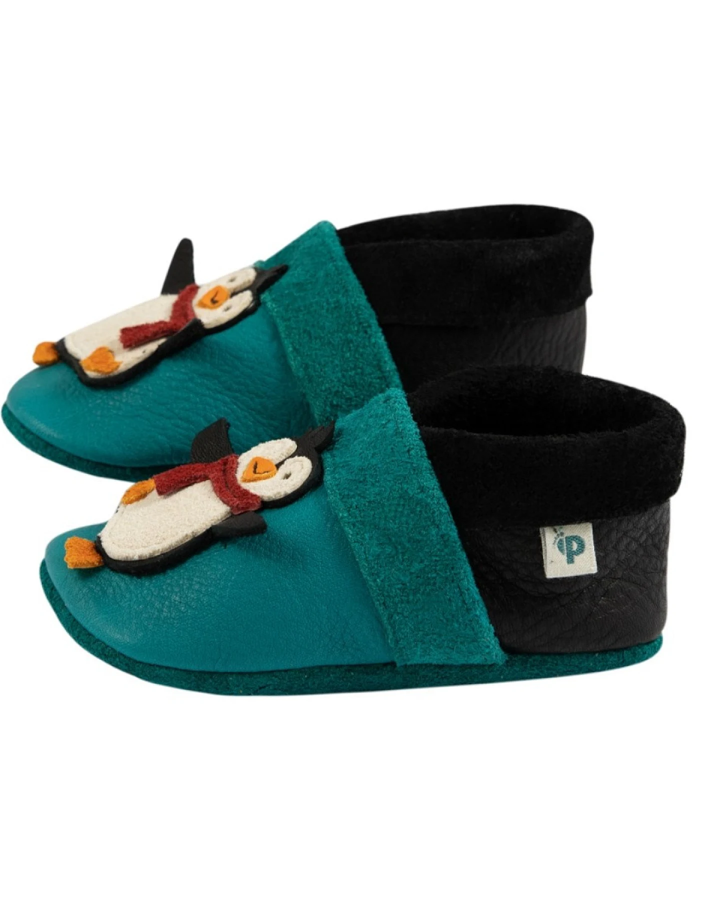 Baby und Kinder Hausschuhe Krabbelschuhe Ecopell Leder Pinguin Gr.23 – Ansicht 2