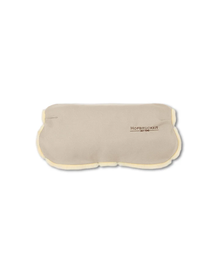 Hofbrucker Kinderwagen-Handwärmer mit Lammfellfutter Beige