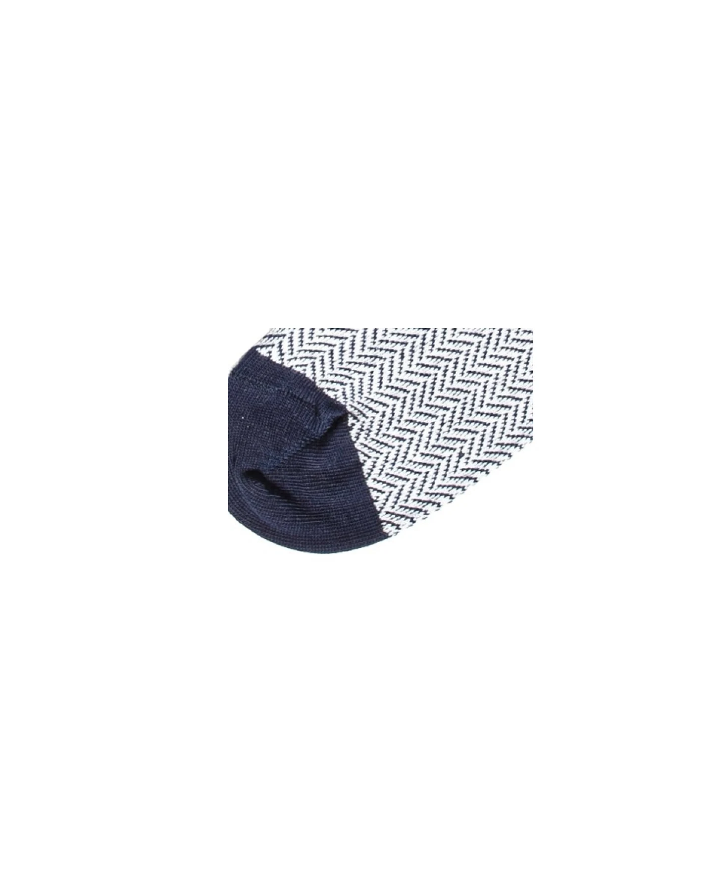 Damen-Herrensocken marine-weiß Gr.35-38 – Ansicht 2