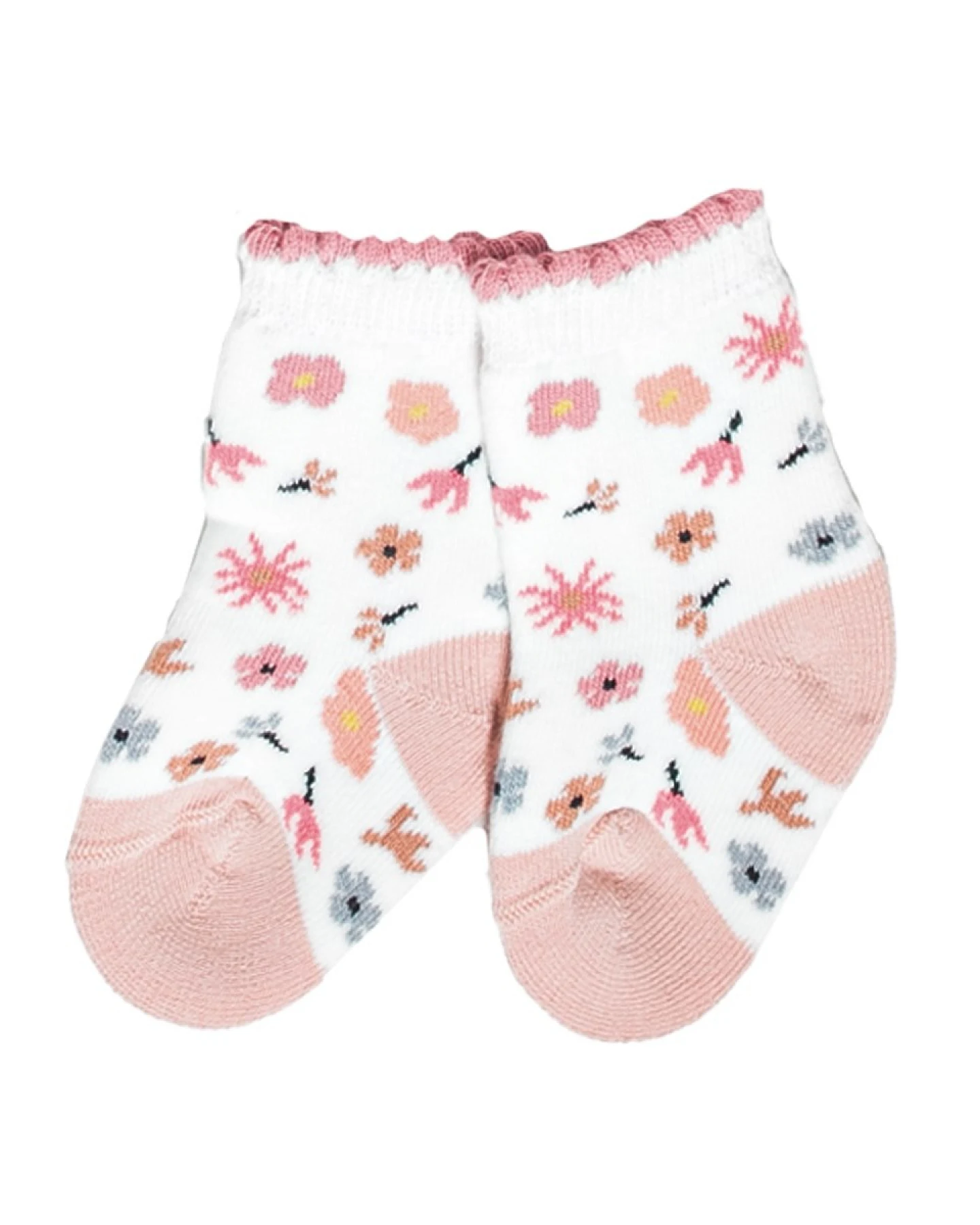 Babysöckchen 3er Set Blumen + Tiere Gr.02 – Ansicht 2