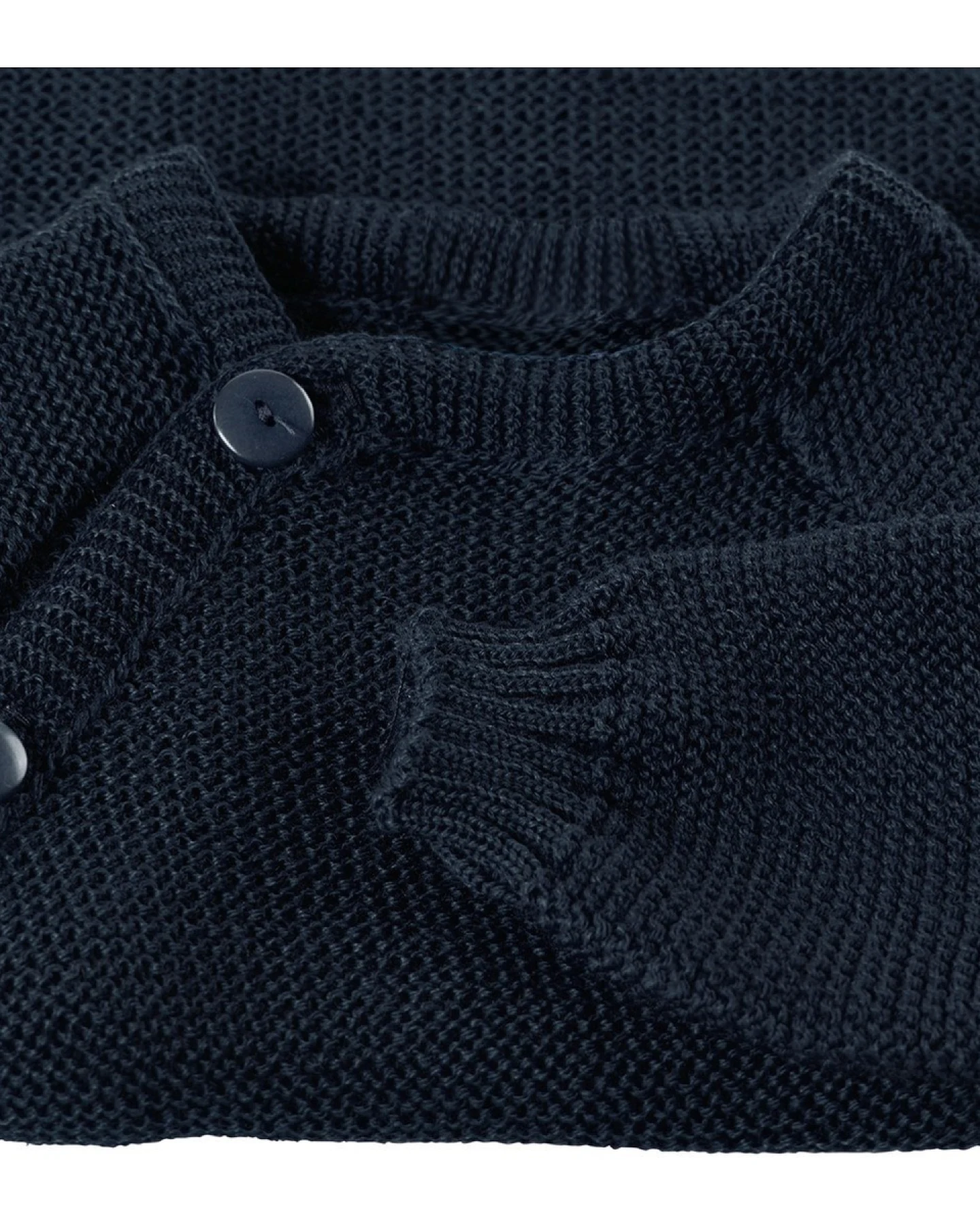 Baby Jacke Schlüttli Bio-Merinowolle marine Gr.50-56 – Ansicht 2