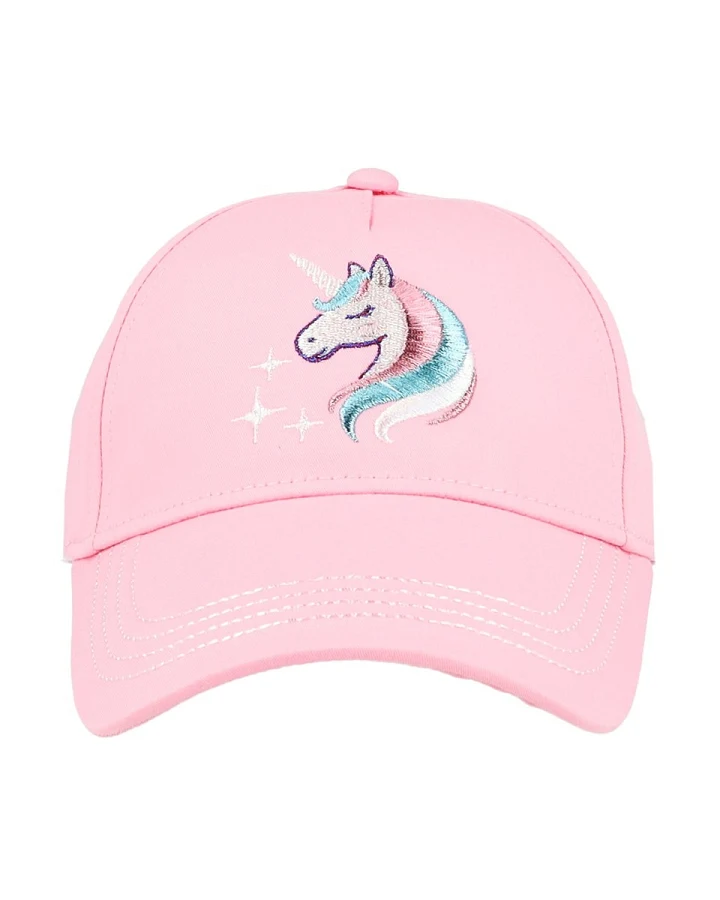 KIDS GIRL-Cap Einhorn, rosa Gr. 53/55