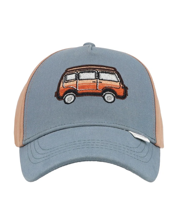 KIDS BOY-Cap Camping Bus, blue/braun Gr. 53/55