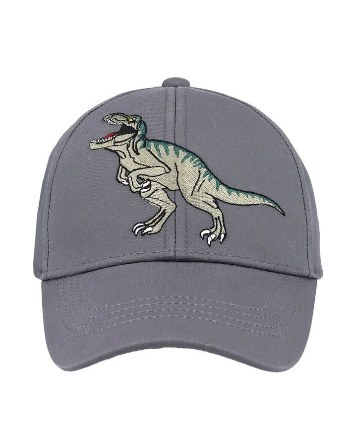 KIDS BOY-Cap Dino, grau-blau Gr. 49/51