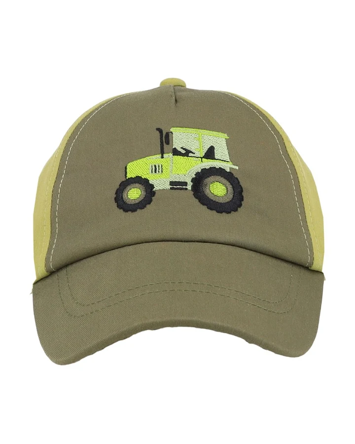 MINI BOY-Cap Traktor, grün Gr. 47/49