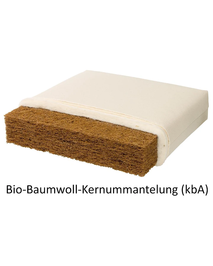 Bio-Kindermatratze Kokos- die festere Matratze Bio-Baumwolle 70x140 cm