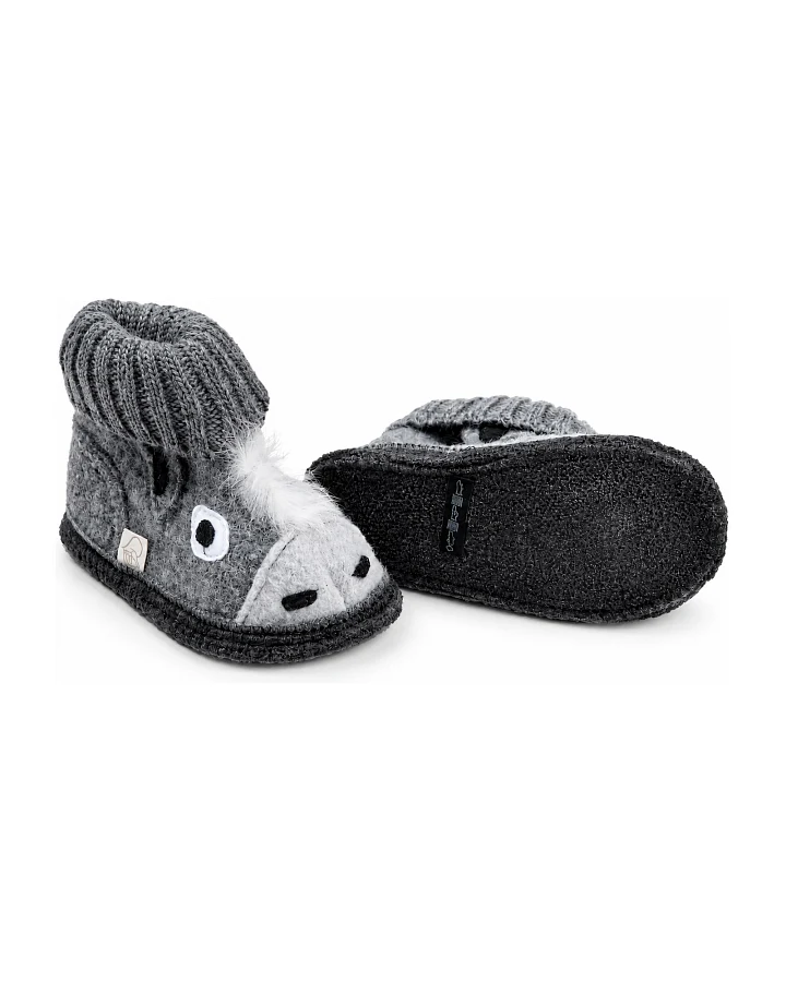 Kinder Hausschuhe Hüttenschuhe Esel Gr.23
