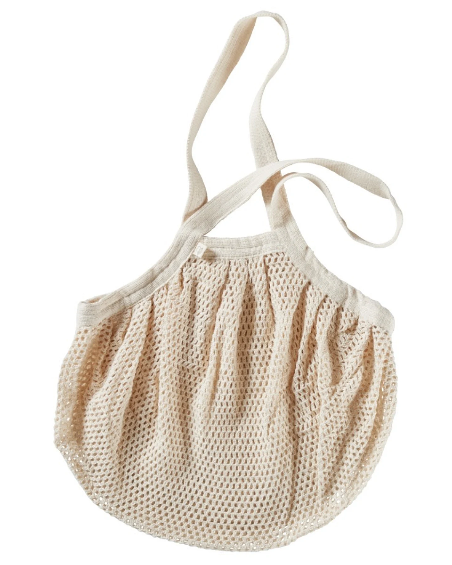 Netztasche aus Bio-Baumwolle natur Maße 40 x 70 cm – Ansicht 2