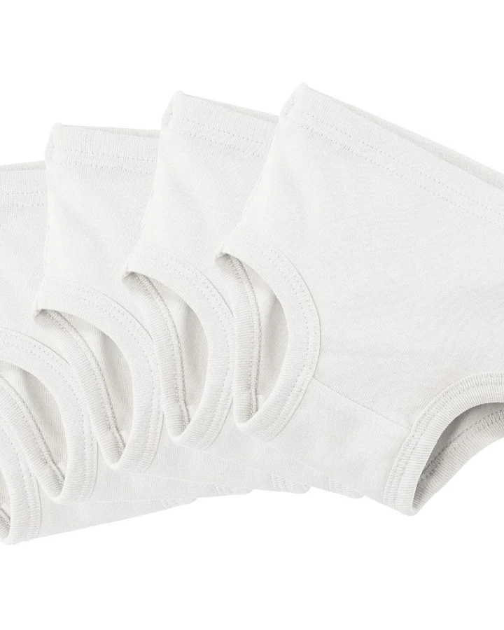 Baby und Kinder Slip Bio-Baumwolle 5er Set off white Gr.98/104