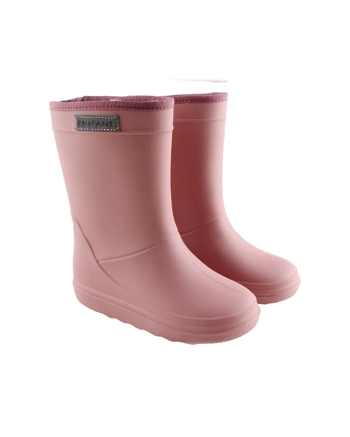 Kinder Thermo Gummistiefel mit Schurwoll-Fell rose Gr.23