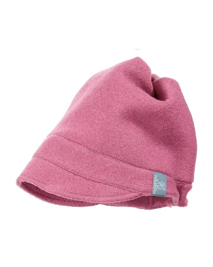 Pickapooh Baby und Kinder Schirmmütze Luna Bio Schurwolle Walk wild rosa Gr.48