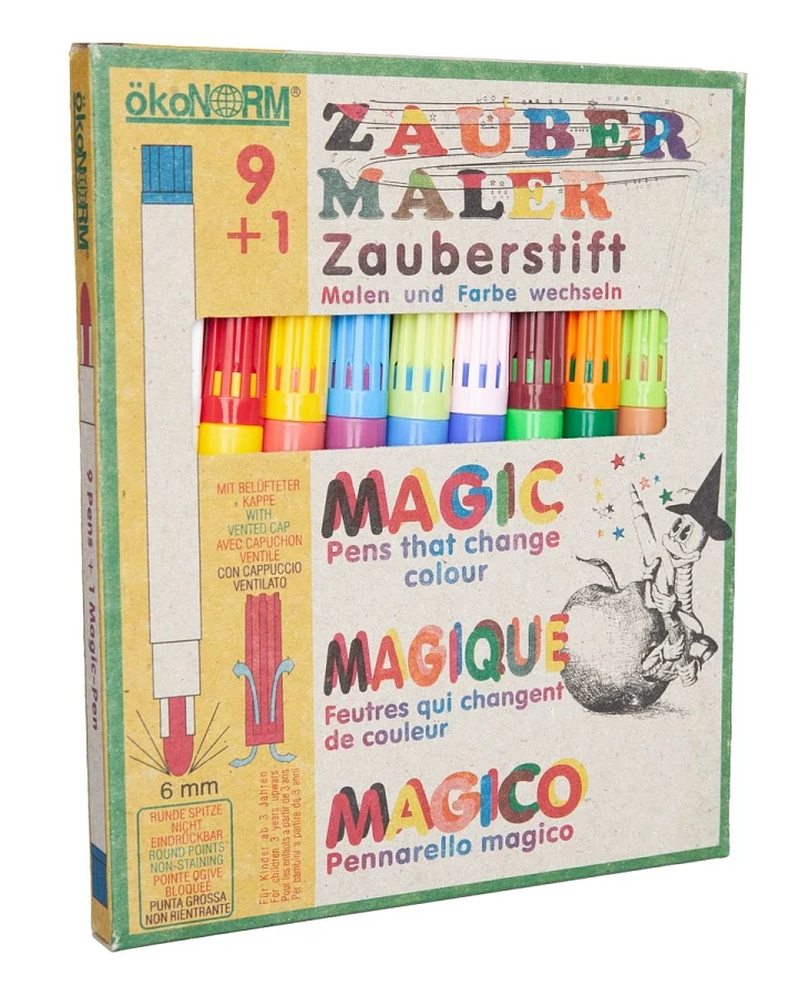 Produktseite: ökoNORM Zaubermaler 9 plus 1, inklusive Farbwechselstift 9 Farben
