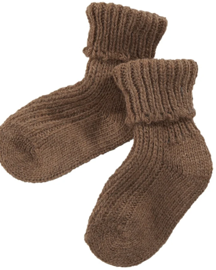 Kamelhaarsocken naturbraun Gr.21/22