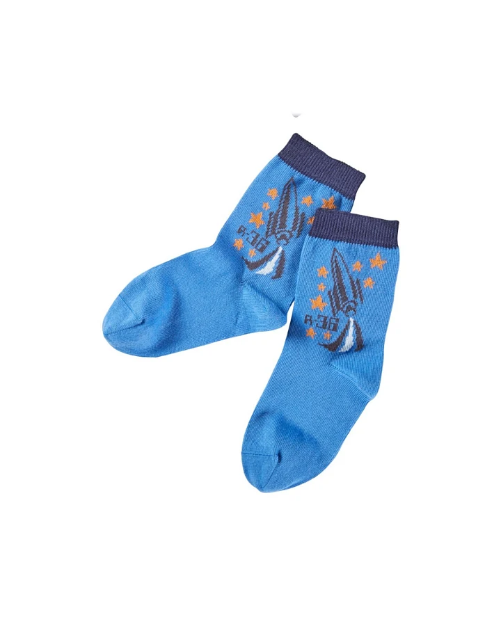 Kinder Socken Baumwolle (kbA) regattablau Gr.1-2