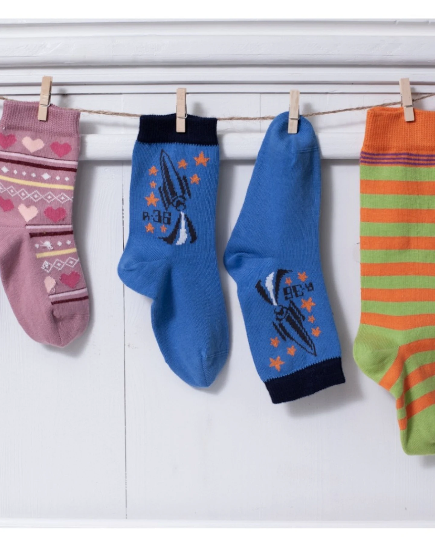 Kinder Socken Baumwolle (kbA) regattablau Gr.1-2 – Ansicht 2