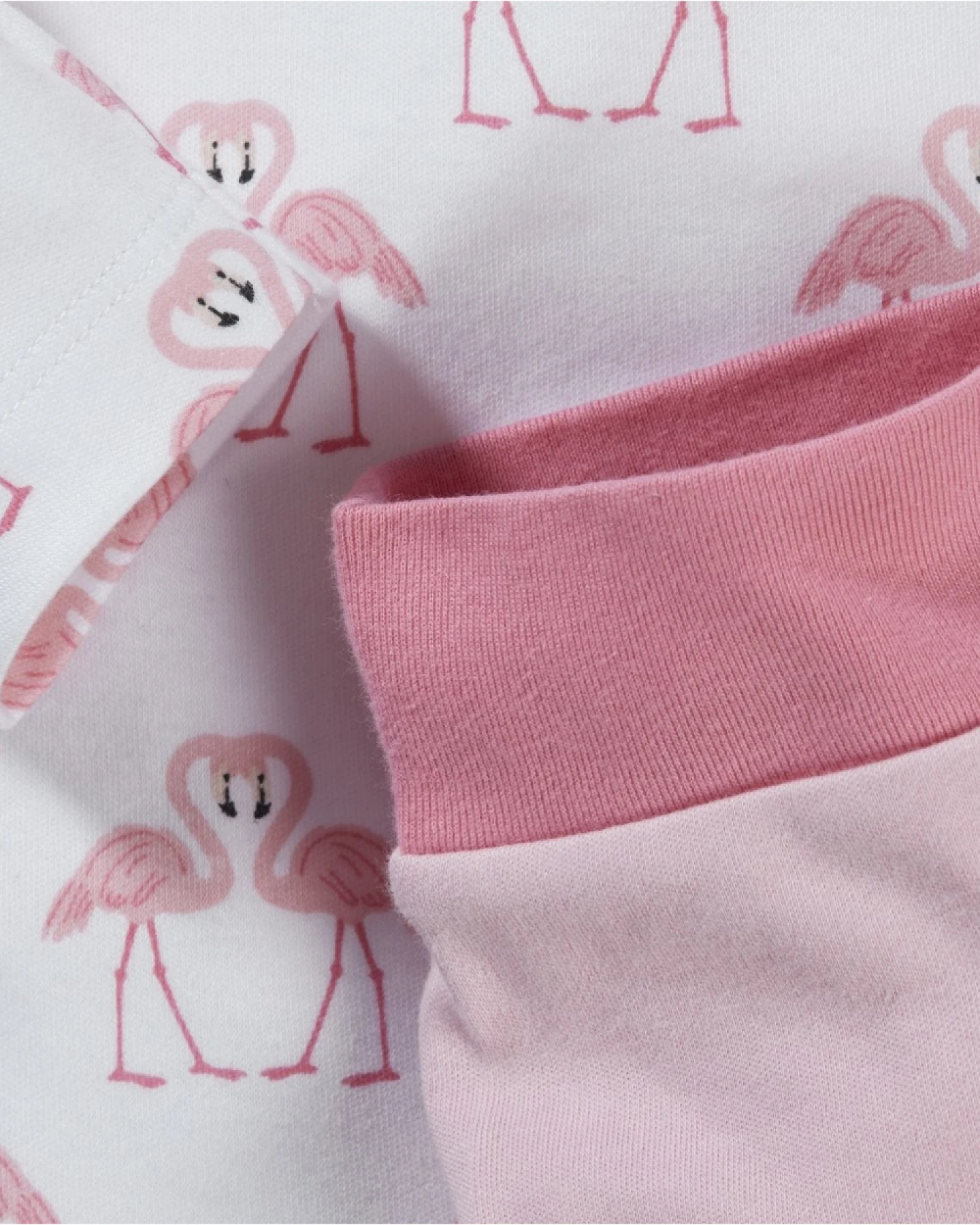 Kinder Schlafanzug 2-teilig Bio-Baumwolle Flamingo Gr. 86/92 – Ansicht 2