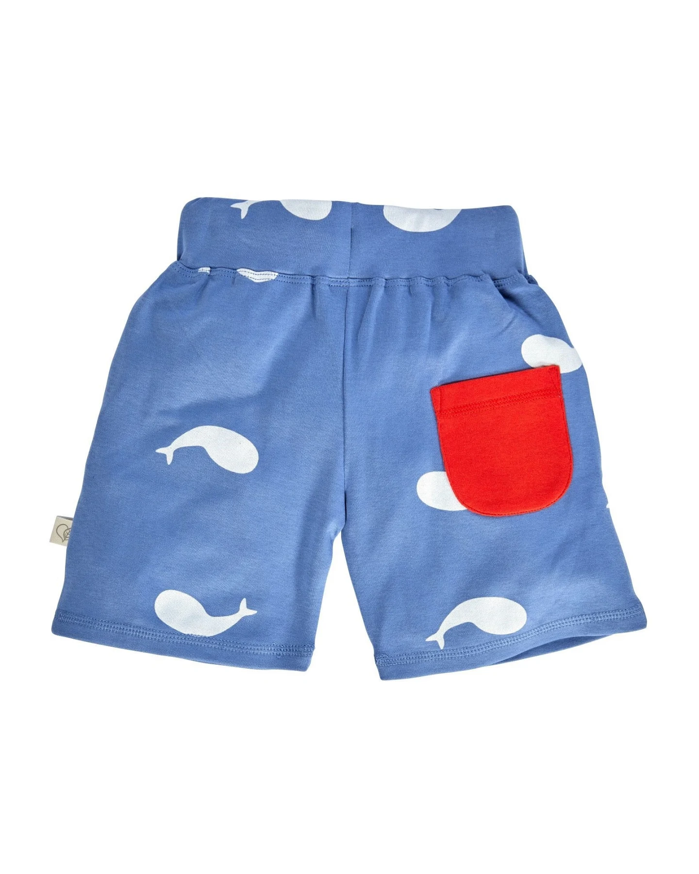 Kinder Shorts Bio-Baumwolle Wal blau Gr.122/128 – Ansicht 2