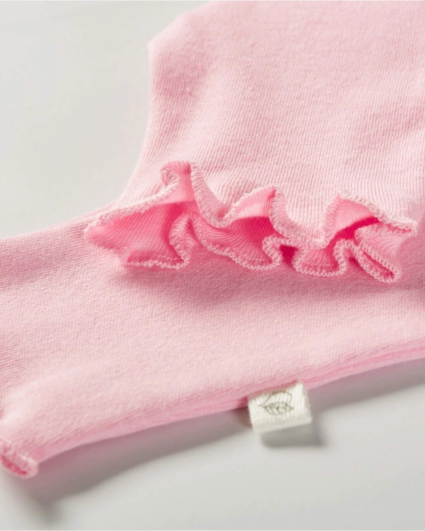 Baby und Kinder Leggings Rollsaum Bio-Baumwolle rosa Gr.50/56 – Ansicht 2