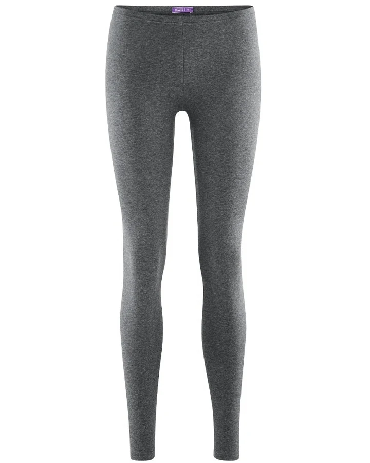 Living Crafts Damen Leggings "Annedore", graphite melange S