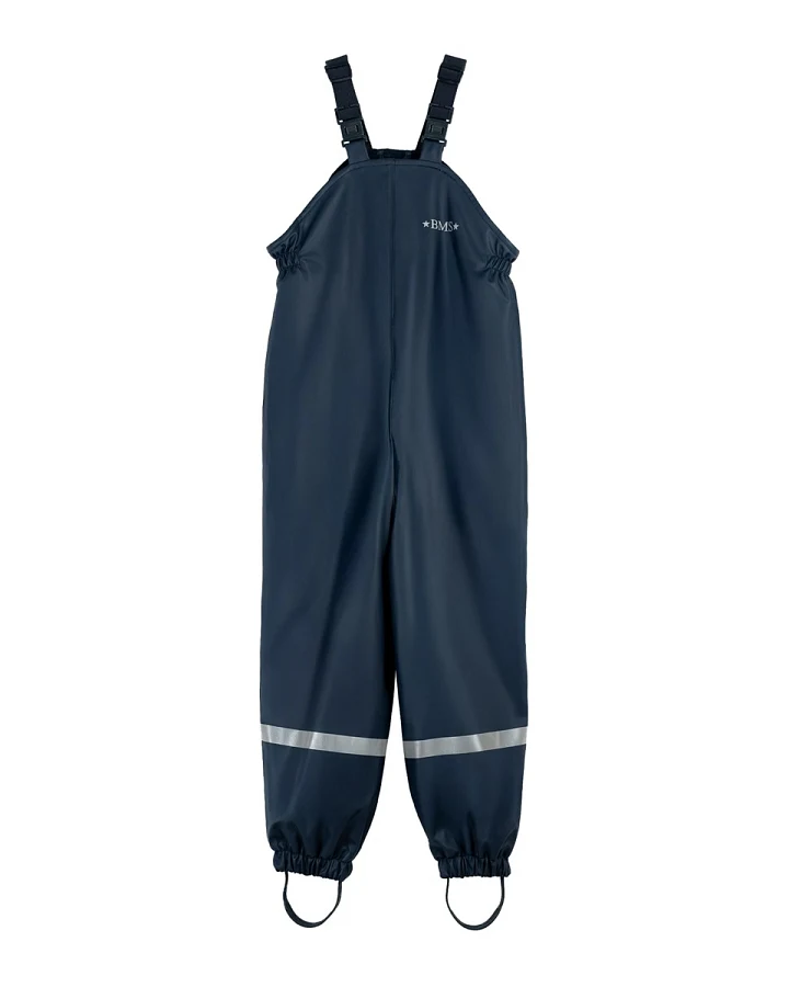 BMS Kinder Regenhose Latzhose gefüttert SoftSkin marine Gr.86