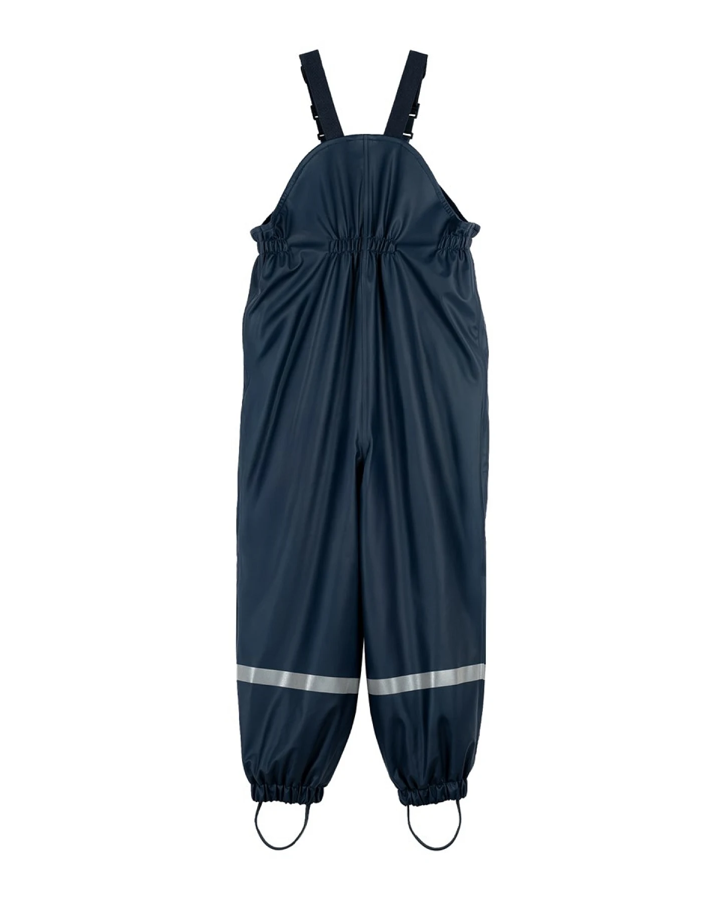 BMS Kinder Regenhose Latzhose gefüttert SoftSkin marine Gr.110 – Ansicht 2