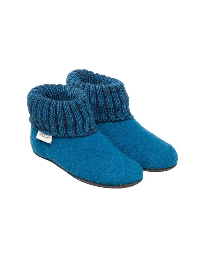 Kinder Hüttenschuhe Hausschuhe Wollwalk Filzsohle arctic Gr.26