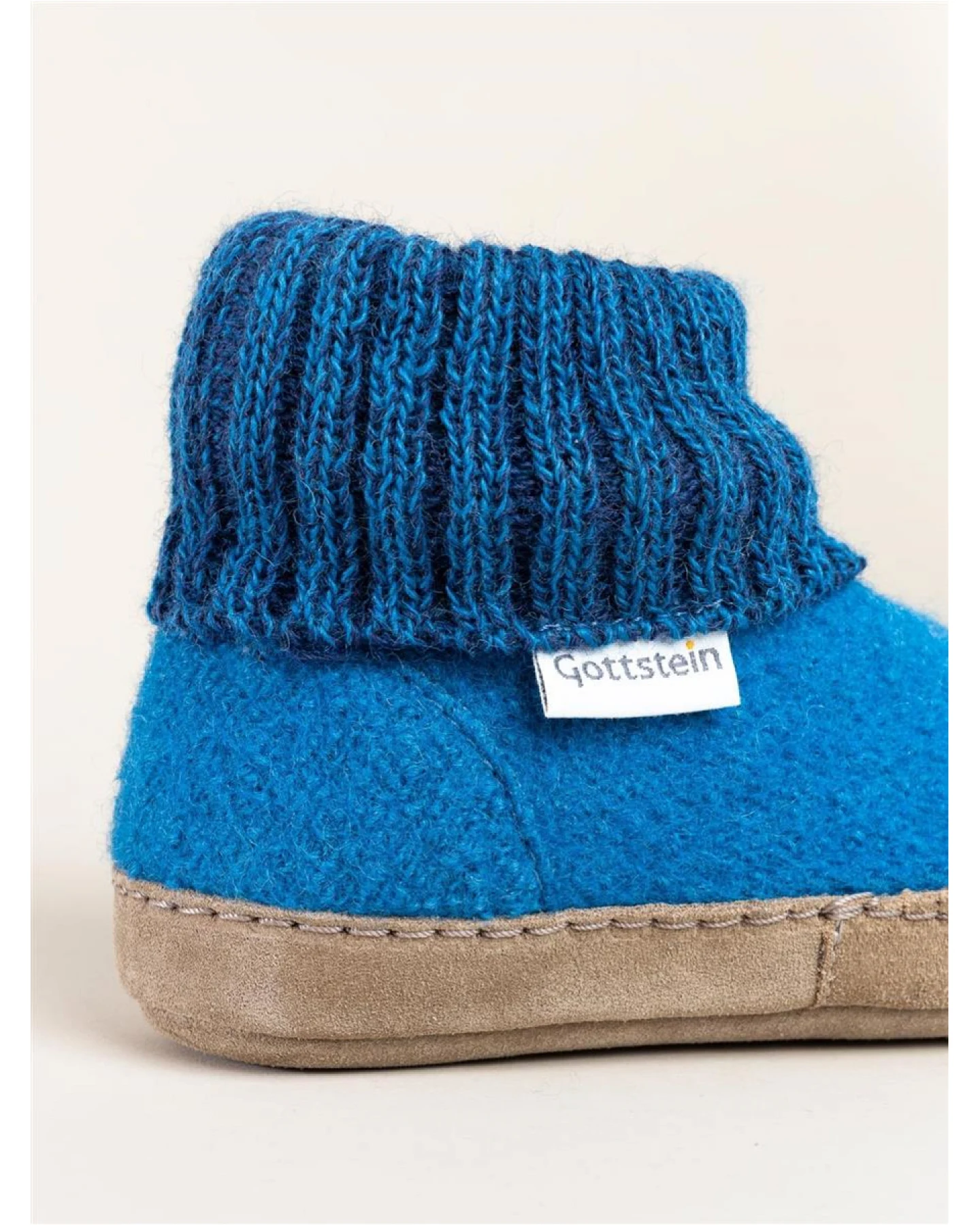 Kinder Hüttenschuhe Hausschuhe Wollwalk Ledersohle artic Gr.30 – Ansicht 2