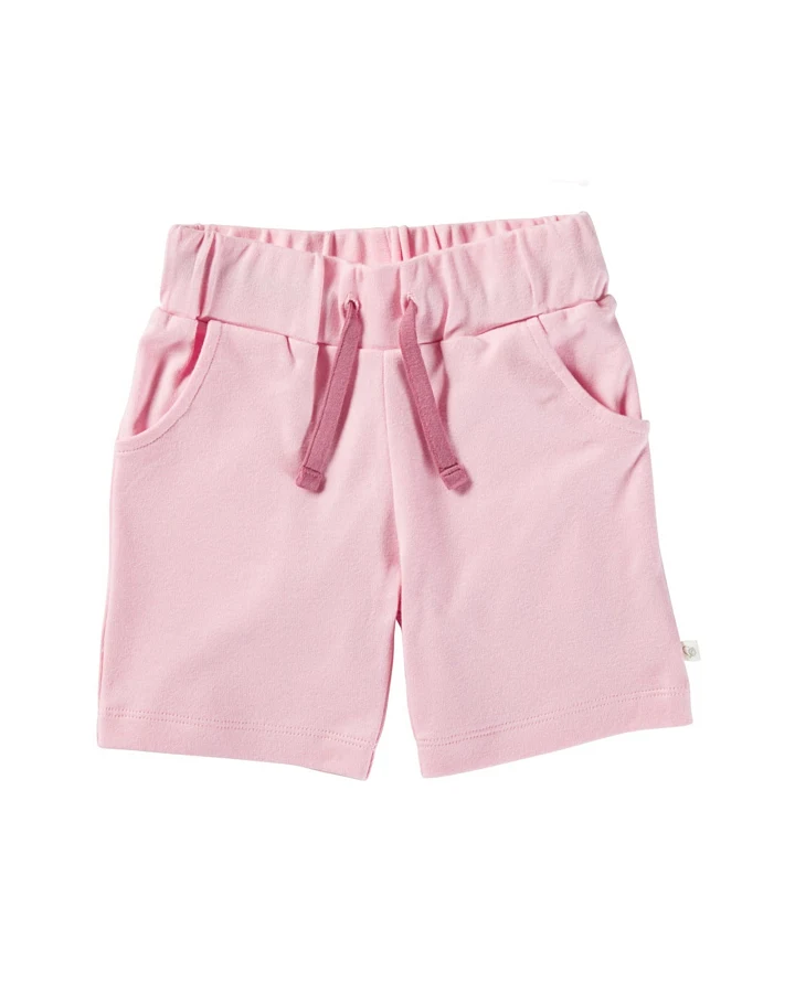 Kinder Shorts Bio-Baumwolle rosa Gr.86/92