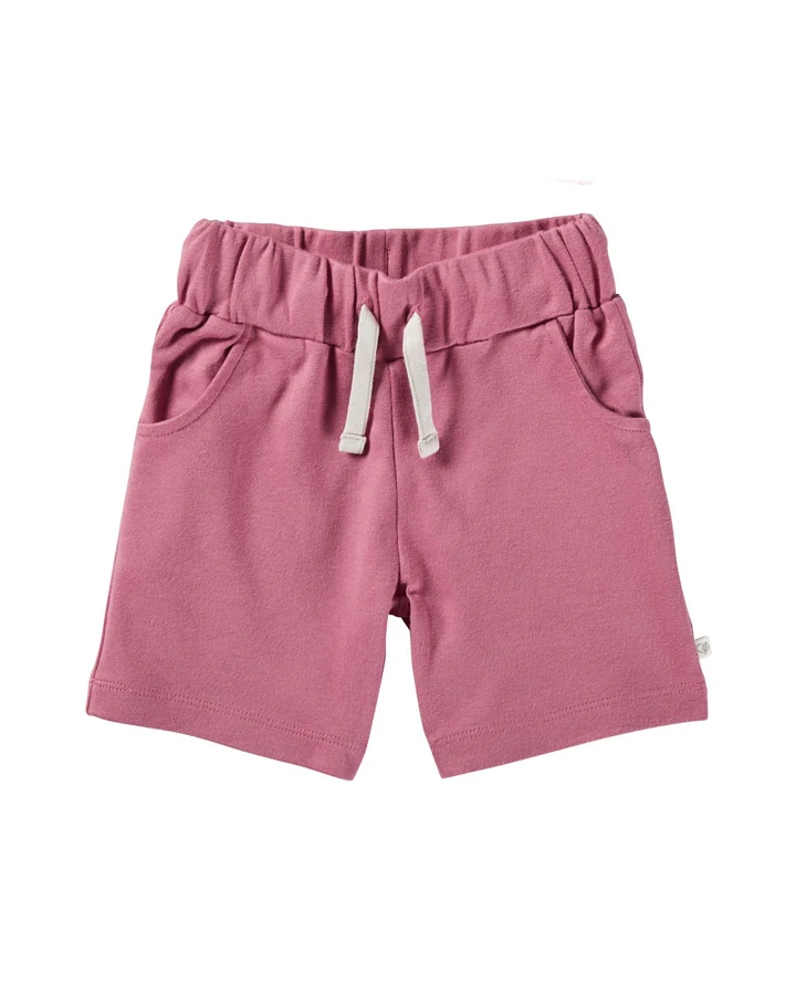 Kinder Shorts Bio-Baumwolle beere Gr.86/92
