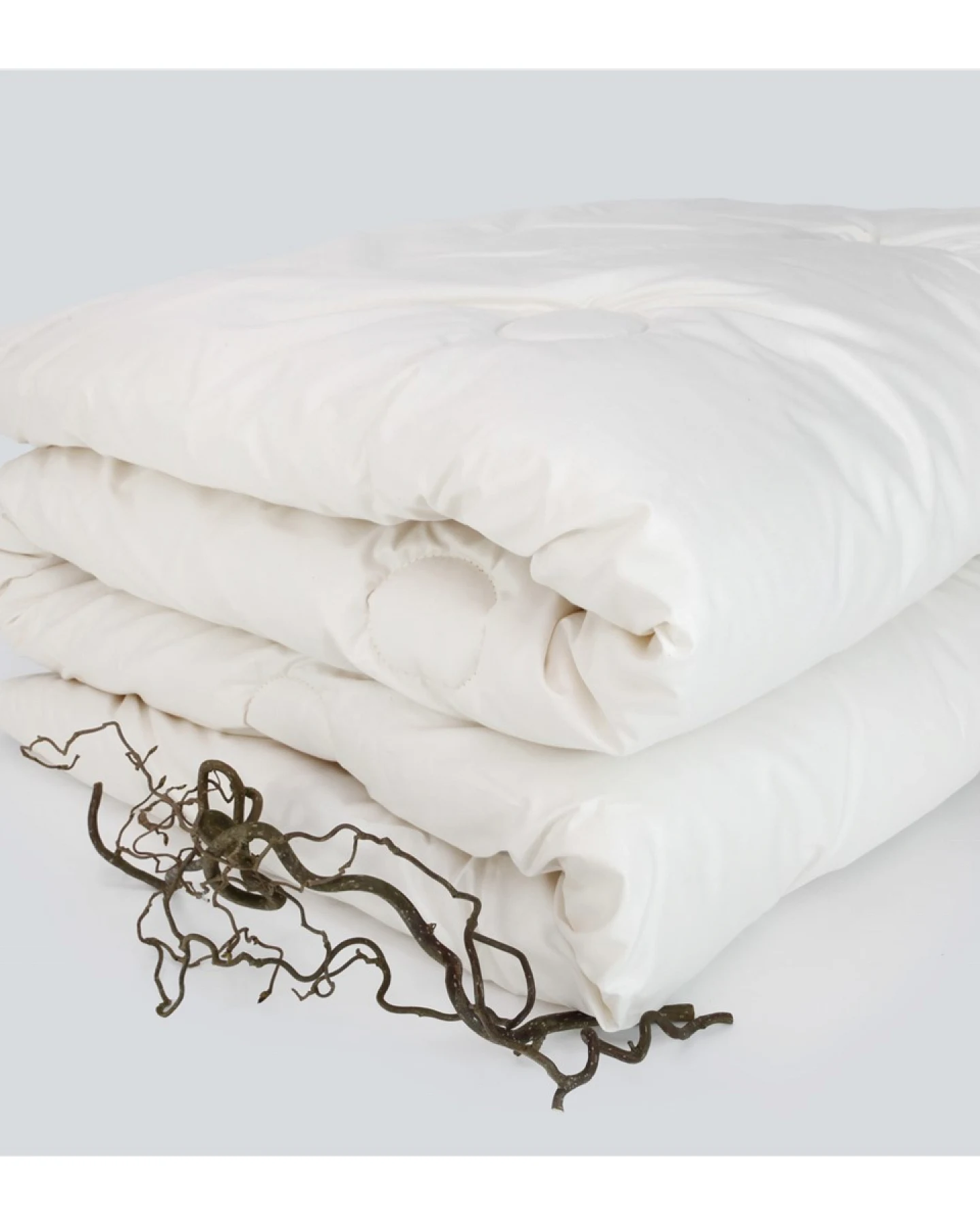 Bettdecke Merino-Schafschurwolle (kbT) 135 x 200 cm, 1300 g (Ganzjahr) – Ansicht 2